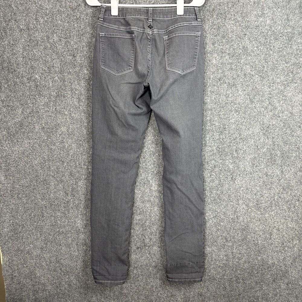 prAna Jeans Womens Size 8 Grey Straight Stretch Modern - Picture 2 of 14